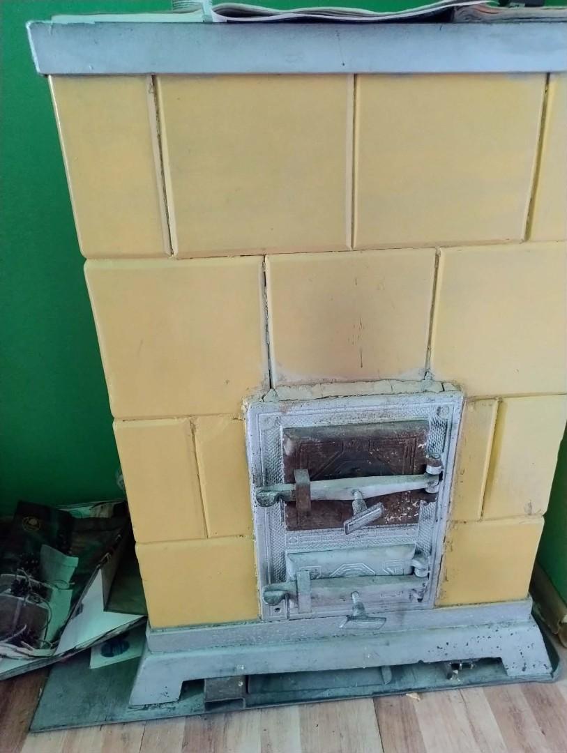 Piec z cegły szamotowej z blachą
