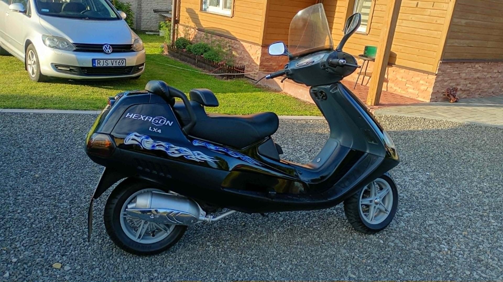 Piaggio Hexagon 125 4T (Kat. B) | Stan  | Ważne OC i Przegląd