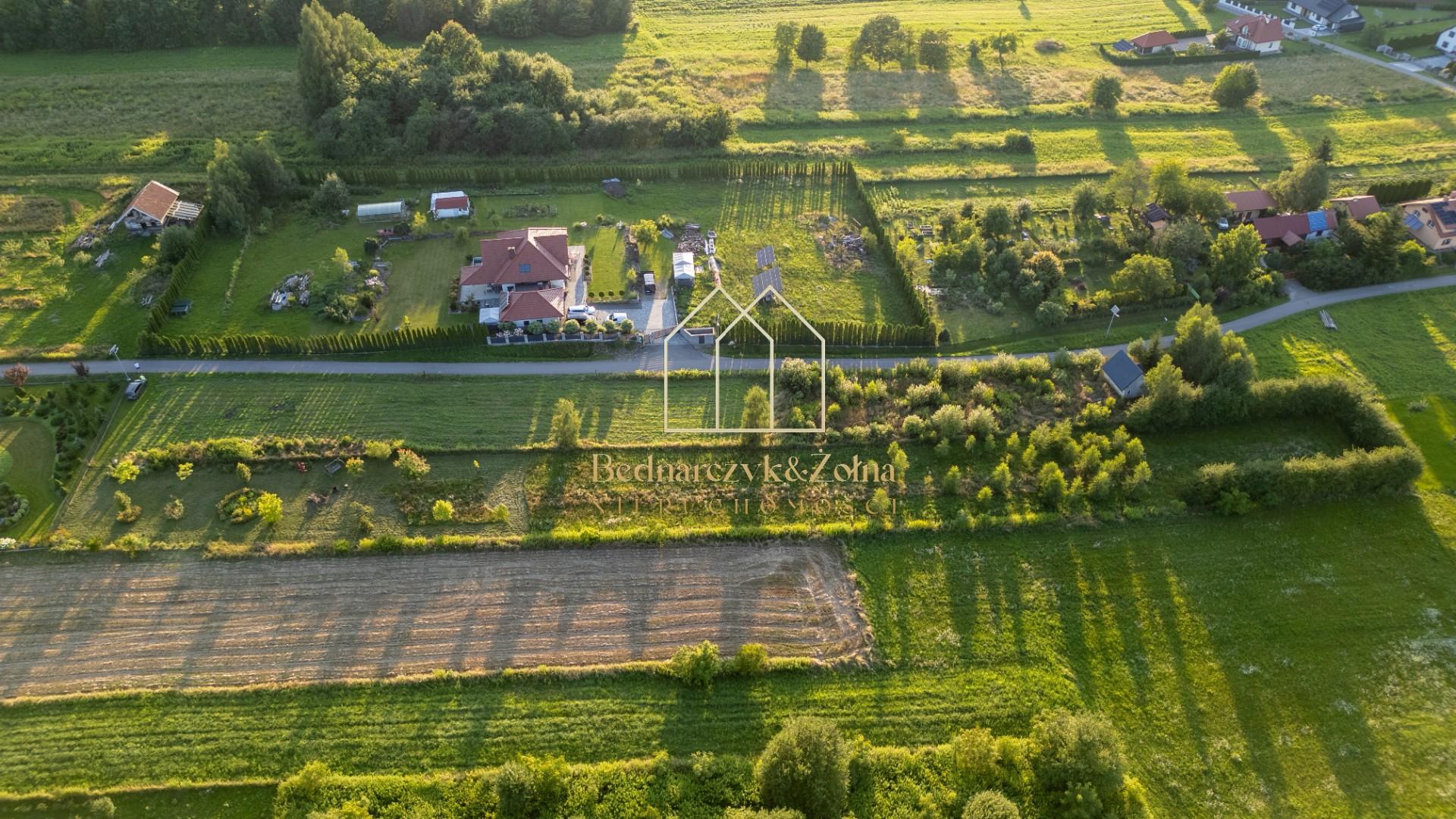 Działka budowlana w Łaskach k. Jasła, 15 arów