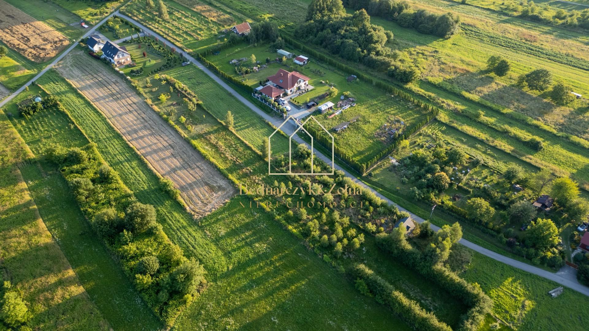 Działka budowlana w Łaskach k. Jasła, 15 arów