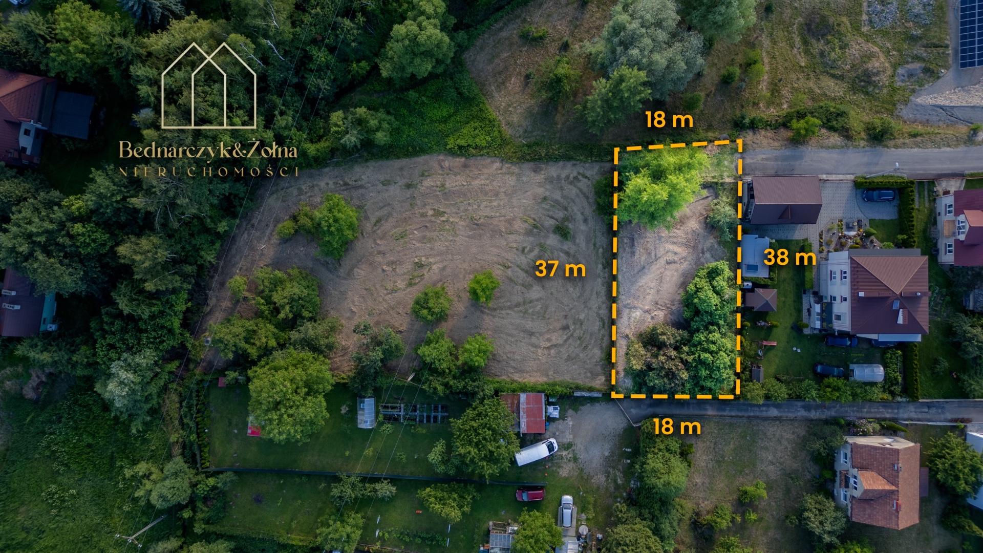 Działka budowlana z WZ przy ul. Kolejowej w Jaśle - 684m2