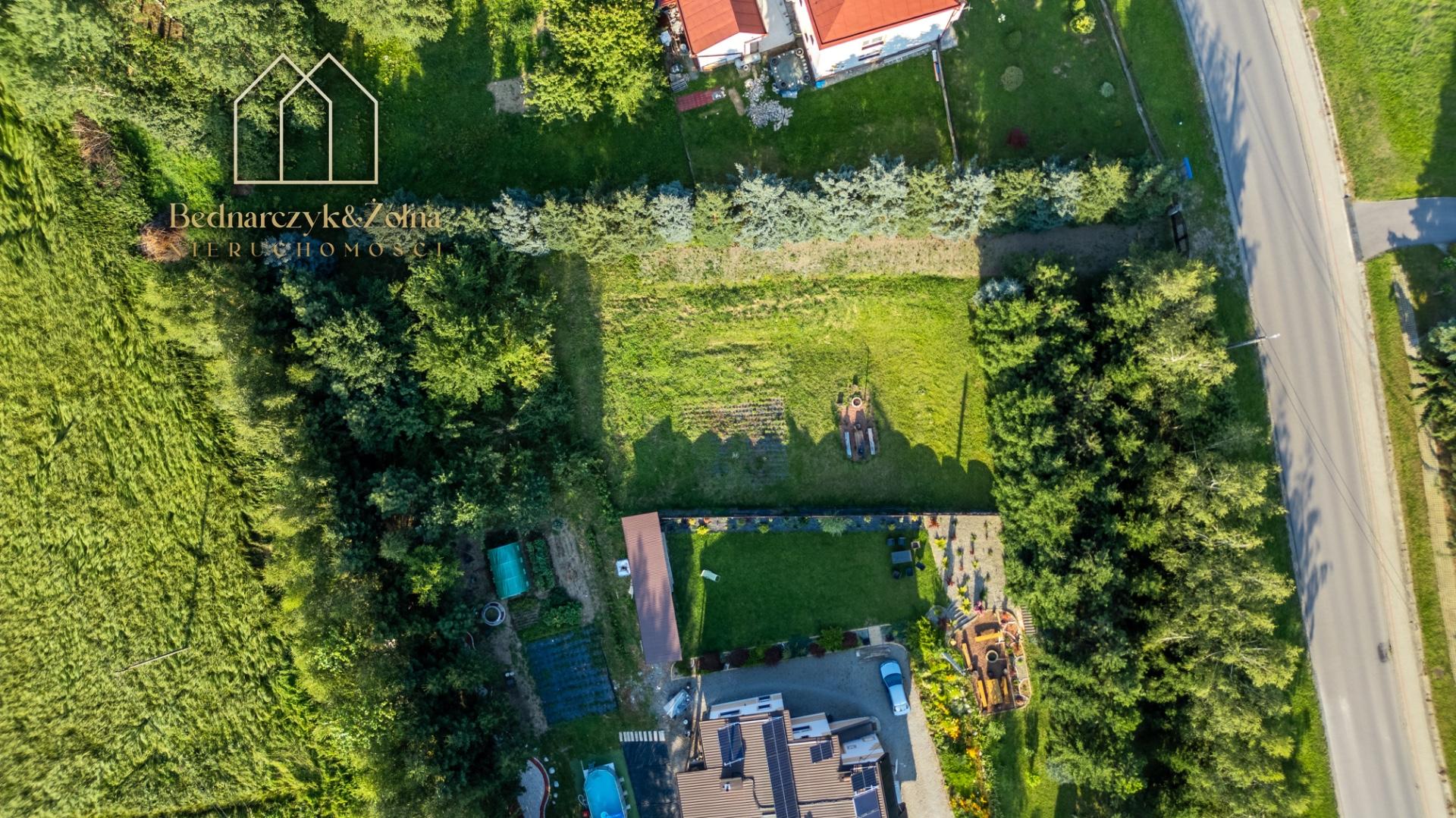 Gotowa do budowy działka z projektem nowoczesnego domu - Wolica