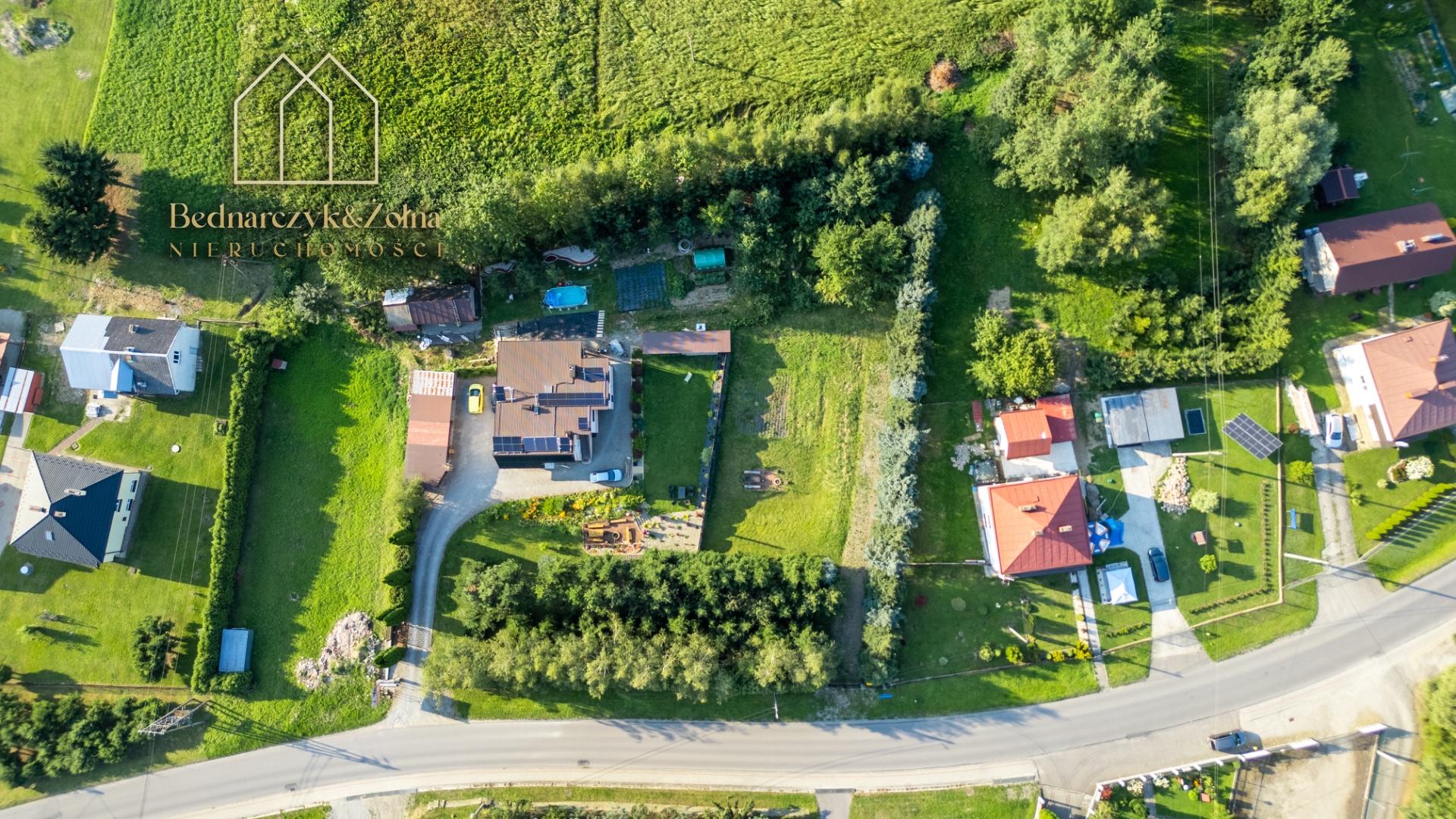 Gotowa do budowy działka z projektem nowoczesnego domu - Wolica