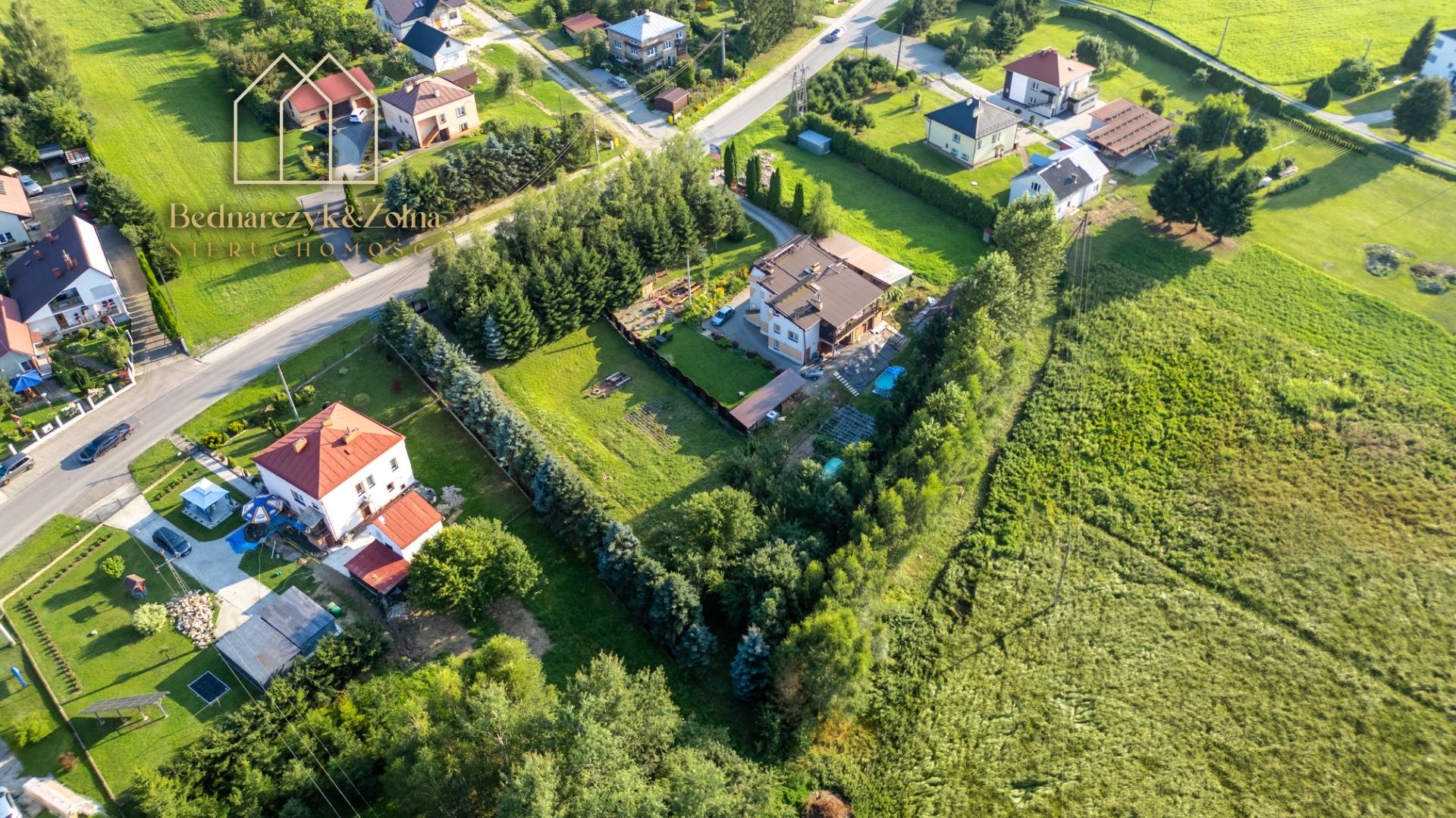 Gotowa do budowy działka z projektem nowoczesnego domu - Wolica