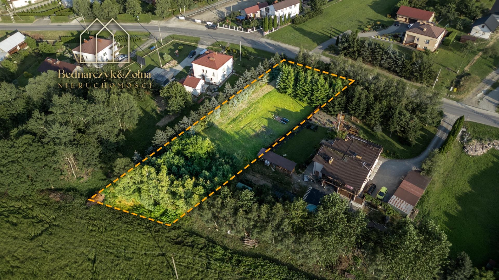 Gotowa do budowy działka z projektem nowoczesnego domu - Wolica