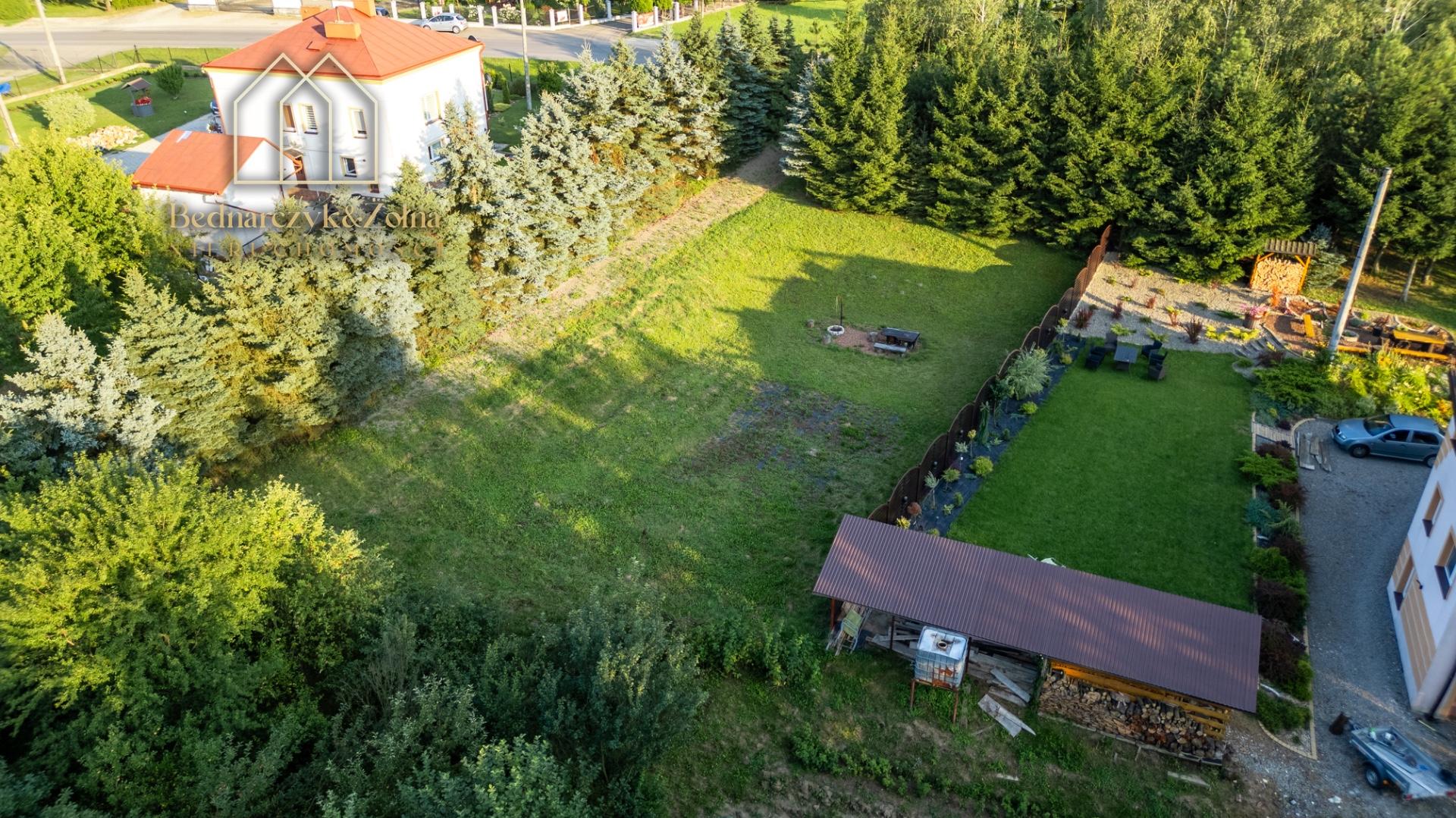 Gotowa do budowy działka z projektem nowoczesnego domu - Wolica