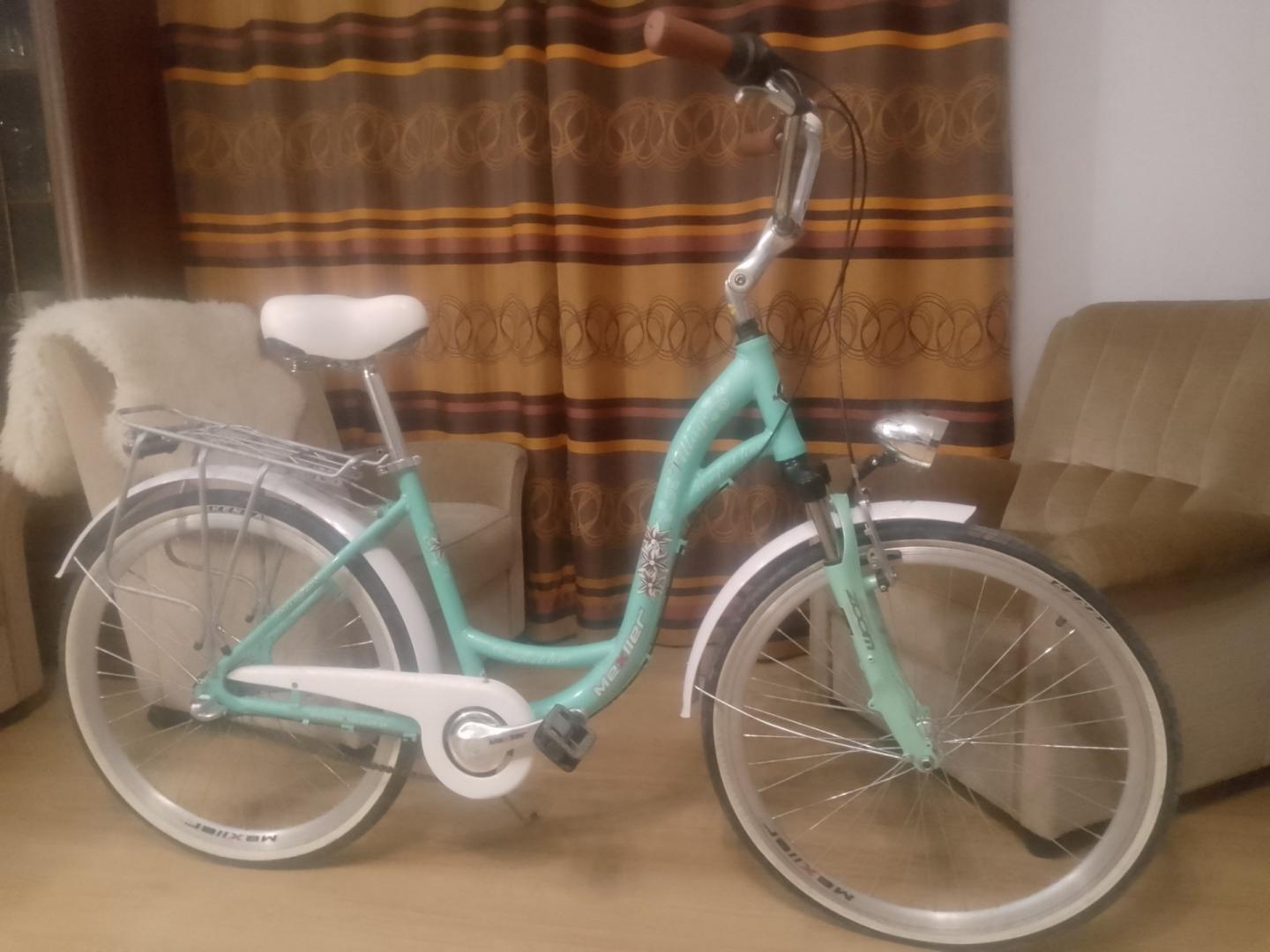 Nowa Damka za 650zł, rower miejski Polski Mexller aluminiowy