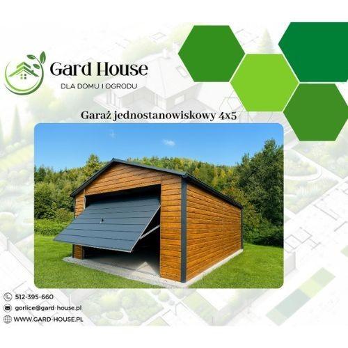 Garaże blaszane, wiaty śmietnikowe i schowki na wymiar w Gard House