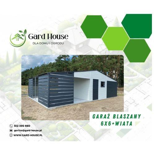 Garaże blaszane, wiaty śmietnikowe i schowki na wymiar w Gard House
