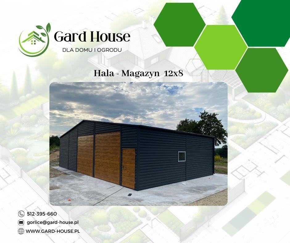 Garaże blaszane, wiaty śmietnikowe i schowki na wymiar w Gard House