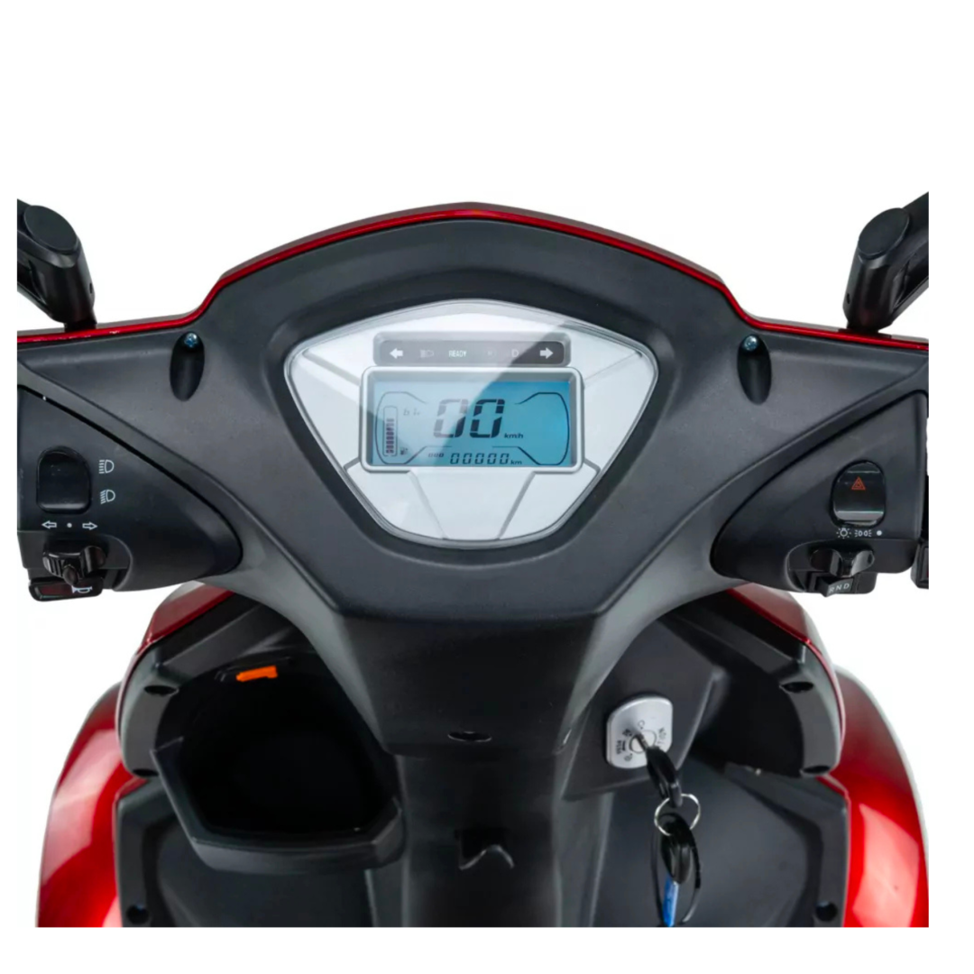 skuter elektryczny z dachem bili bike shino quadro g4 gel, 25km/h