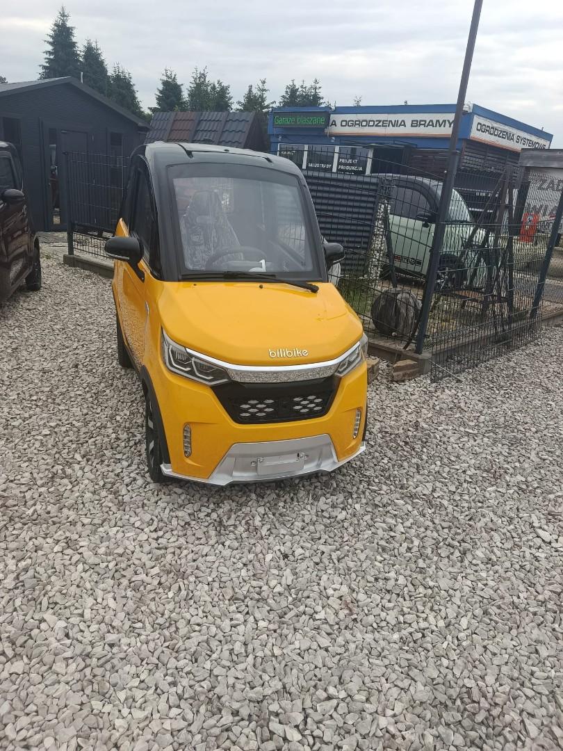 skuter elektryczny zabudowany z dachem micro car bili bike ecomo 4