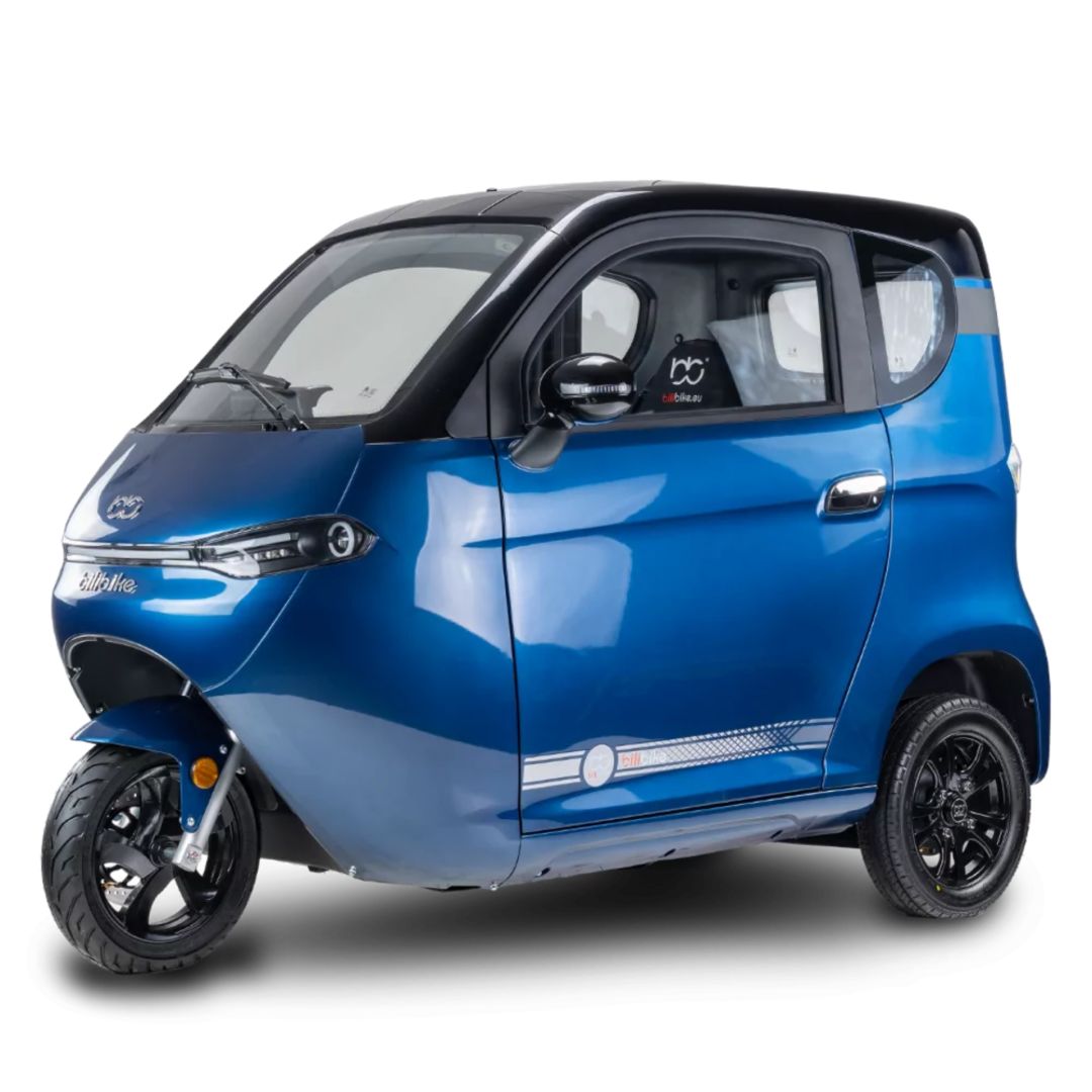 skuter elektryczny zabudowany z dachem micro car bili bike sigma 3 gel