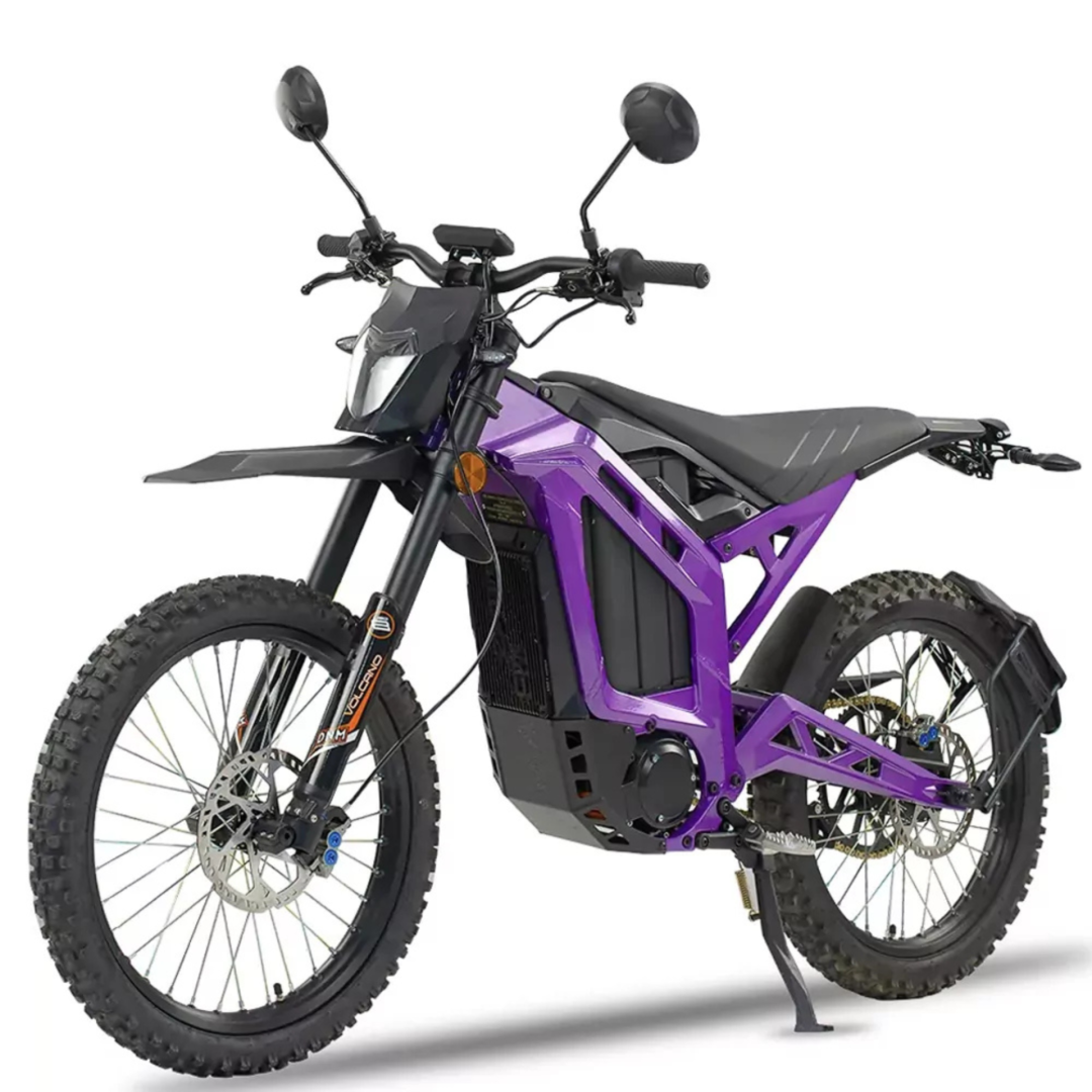 skuter cross elektryczny bili bike emud, fioletowy