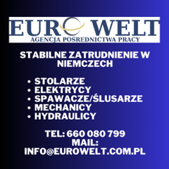 Stolarz/Monter Na Budowie/Bezpłatne Zakwaterowanie