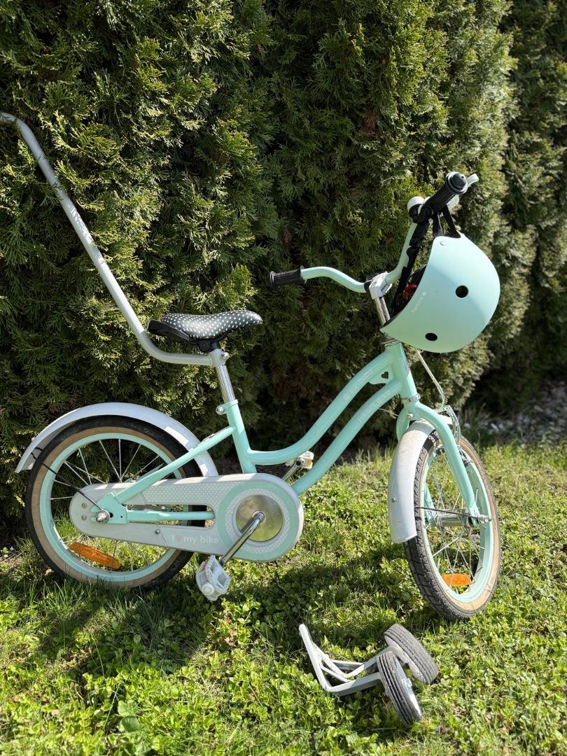 Rowerek dziecięcy Sun baby Heart bike miętowy