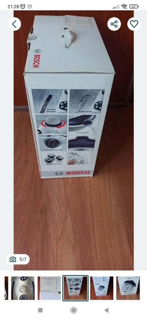 masażer do stóp bosch pmf 2232 stan  ? komplet, pudełko"