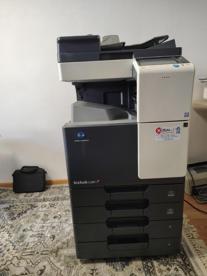 Kserokopiarka Konica Minolta Bizhub C287 (używana i sprawna) Szkolenia