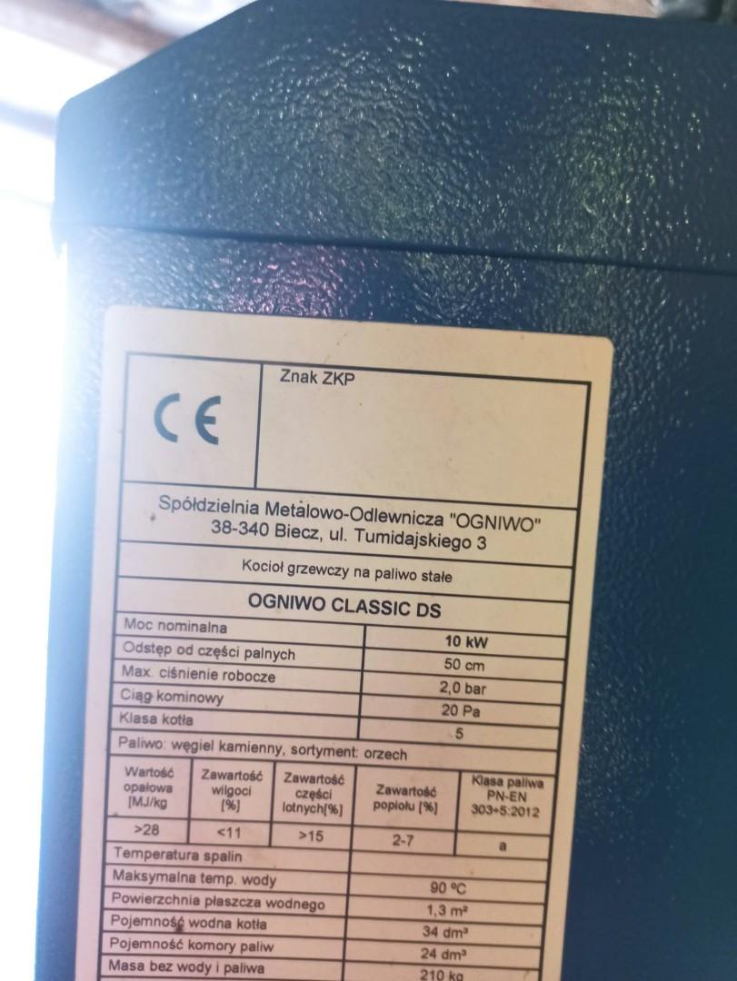 Kocioł grzewczy na paliwo stałe nowy
