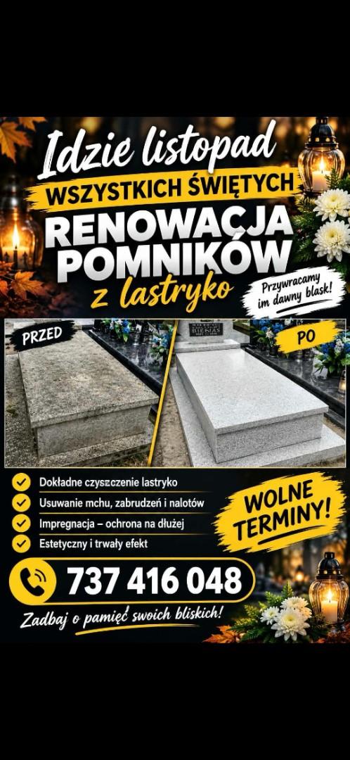 Szlifowanie lastryko I nagrobków