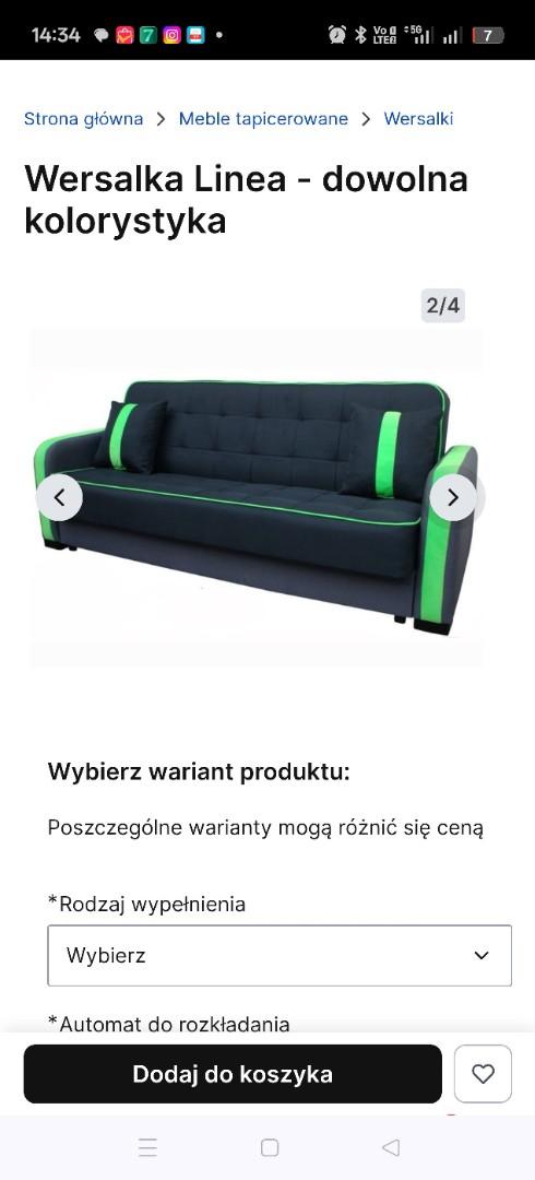 Mega wersalka Linea