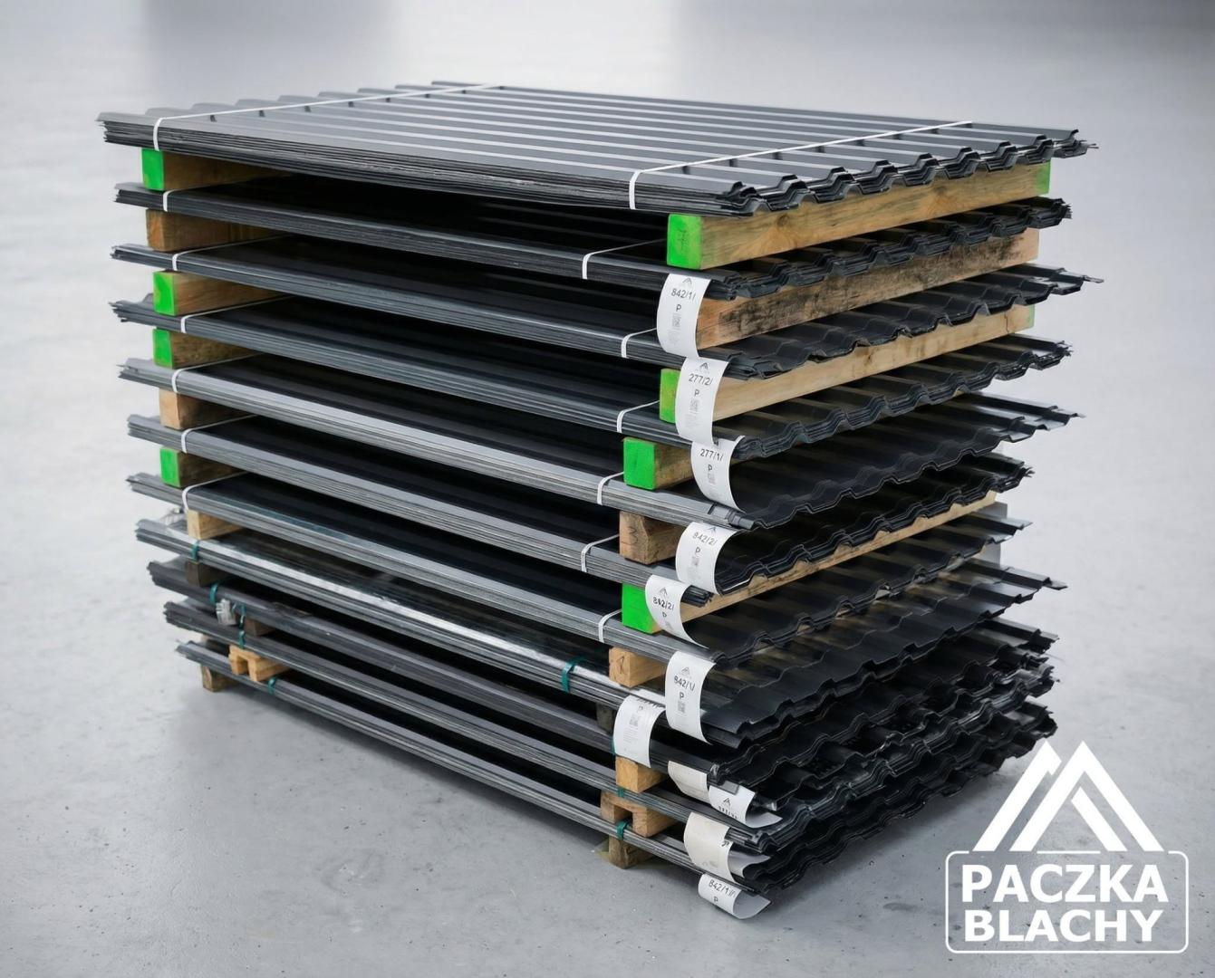 paczka blachy trapeozwej 50arkuszy